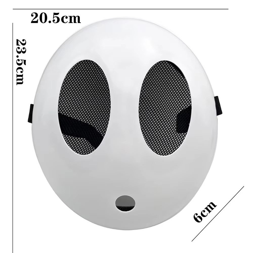 Game Bros Shy Guy Mask Cosplay Funny Unisex Adlut Plastick Masks Halloween Carnival Party Costume Props Masquerade Cartoon Chara