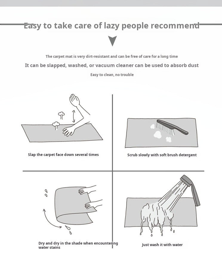 VIKAMA Christmas Snowflake Anti-Slip Washable Rug - Essential Round Floor Mat for Home Room Deco