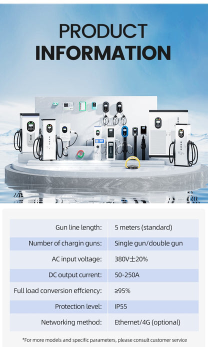 120kw  100kw 220v Floor Mounted DC New Energy EV Solar Fast Pile  Modern Auto Rapid Charging Station for Electric Car