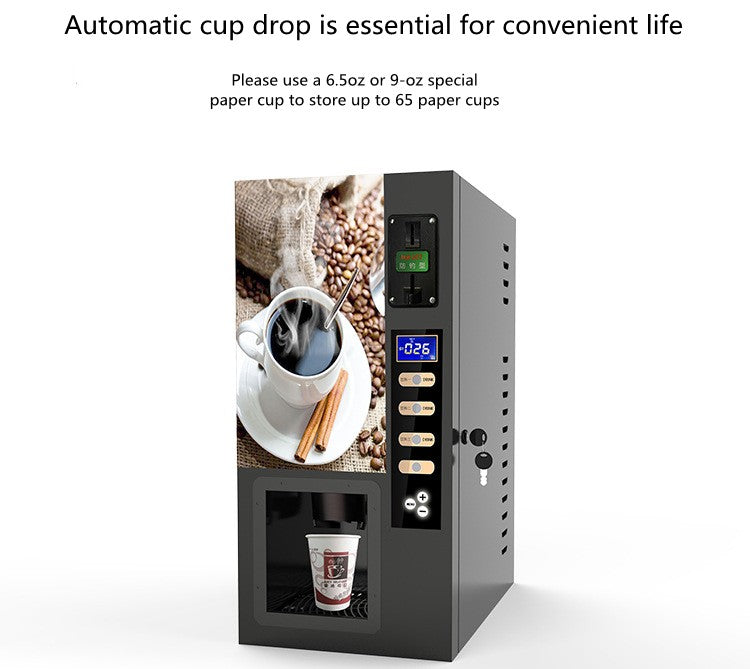 Self-Service Protein Shake Coffee Vending Machine for Gym & Fitness Mobile Payment Dual Temperature Options