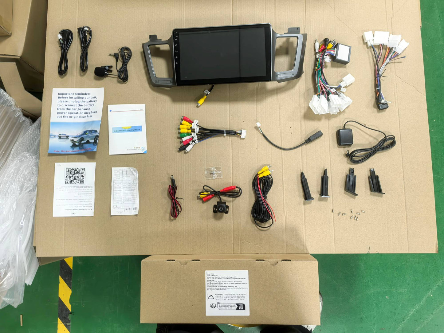 Rádio Automotivo para Toyota Hilux 2005 - 2014 Sem Fio para Carplay e Android Auto, Tela Sensível ao Toque IPS de 7 Polegadas Câmera de Ré WiFi SWC-2+32G