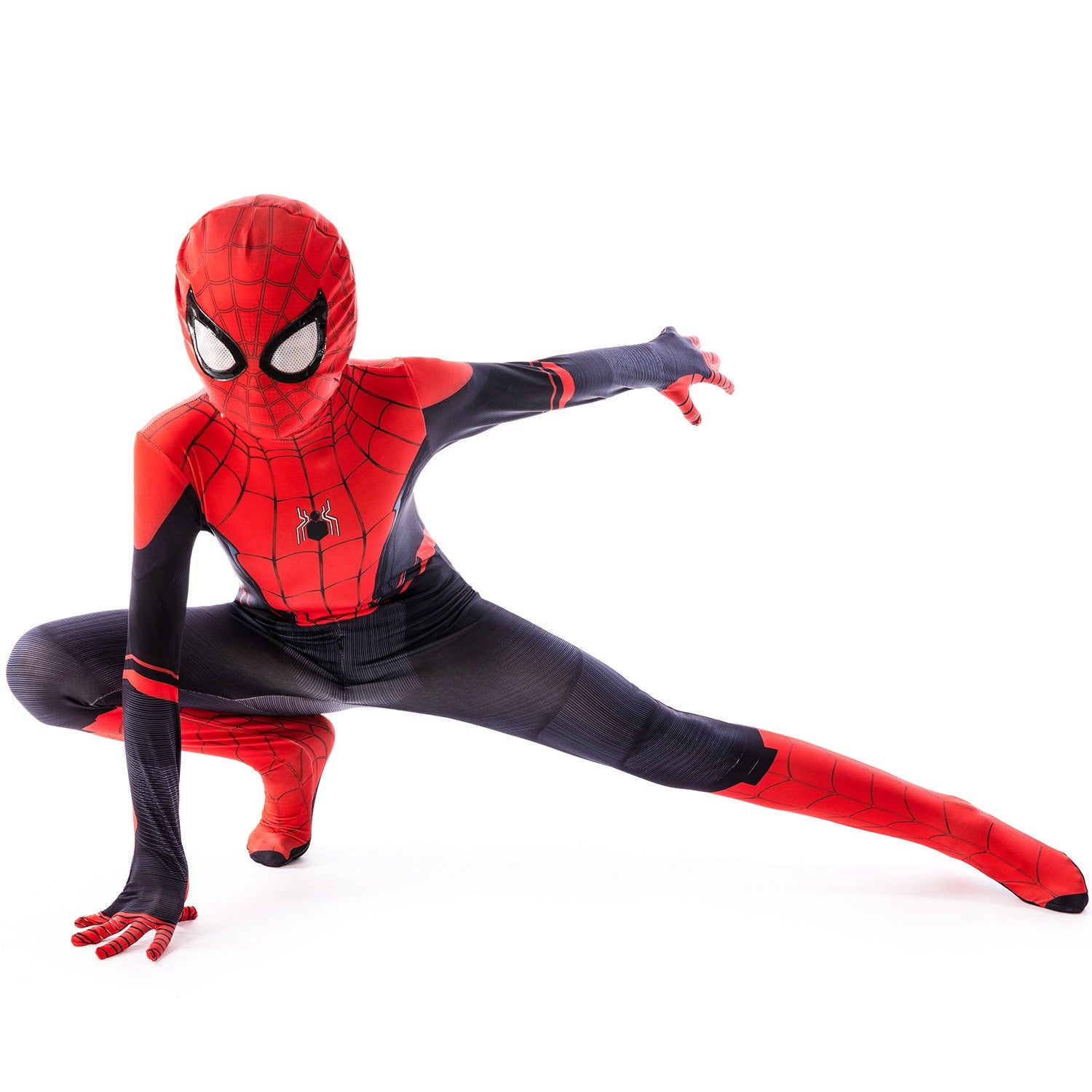 Anime Superhero Costume Miles Morales Cosplay Zentai Bodysuit Halloween Costumes Kids Superhero Costumes Movie Characters