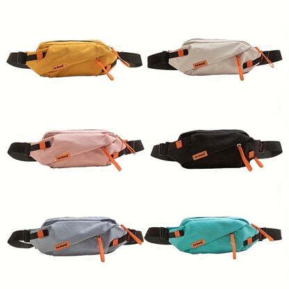 Japanese-Style Versatile Chest Bag for Women, Casual Sports Crossbody Bag for Men, Large Capacity Street Style Student Shoulder Bag, Waist Bag, Trendy