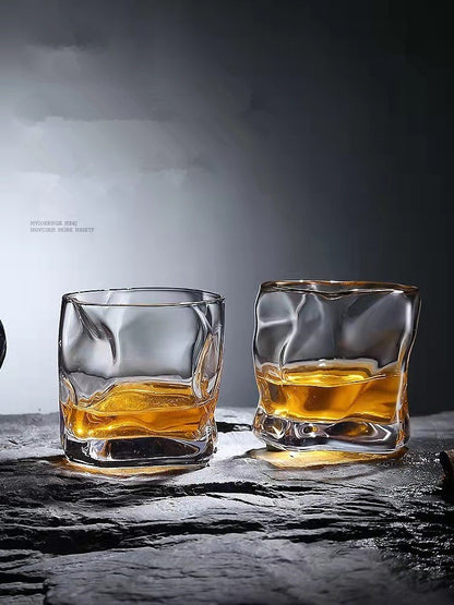 Copo de uísque cinza-fumaça 190ml, copo Old Fashioned de base pesada, conjunto de presente para bar, caneca de cerveja de cristal, direto da fábrica