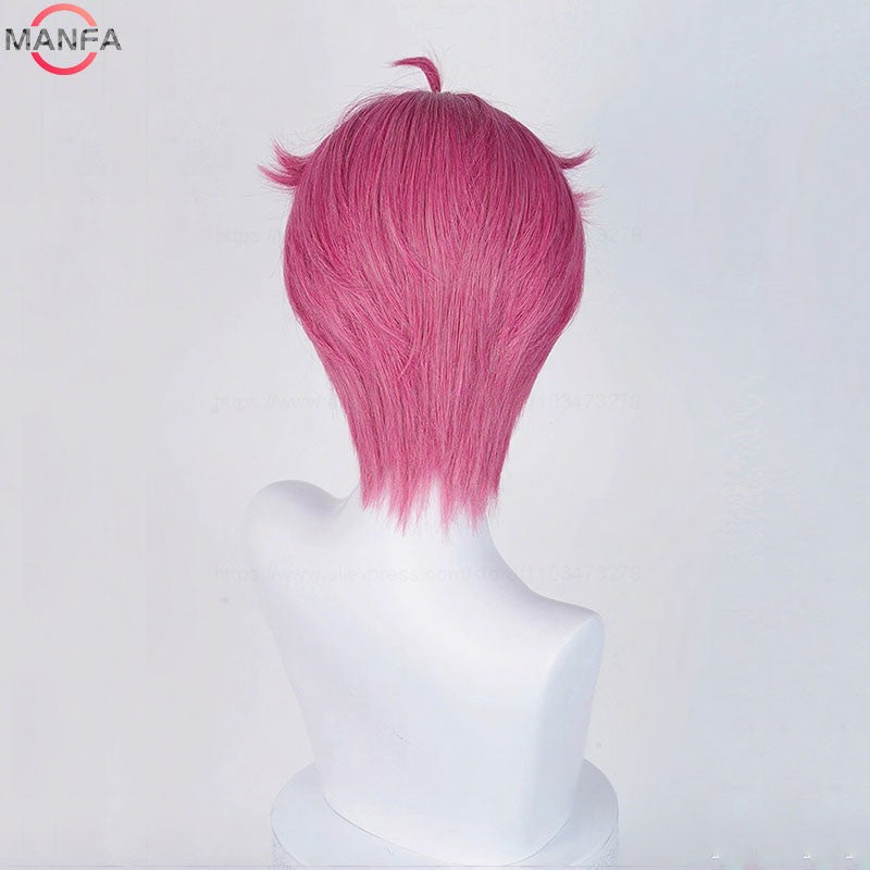 Current fashion trend music singer team role-playing wig Heat Resistant Synthetic Hair Anime Wigs +Wig Cap