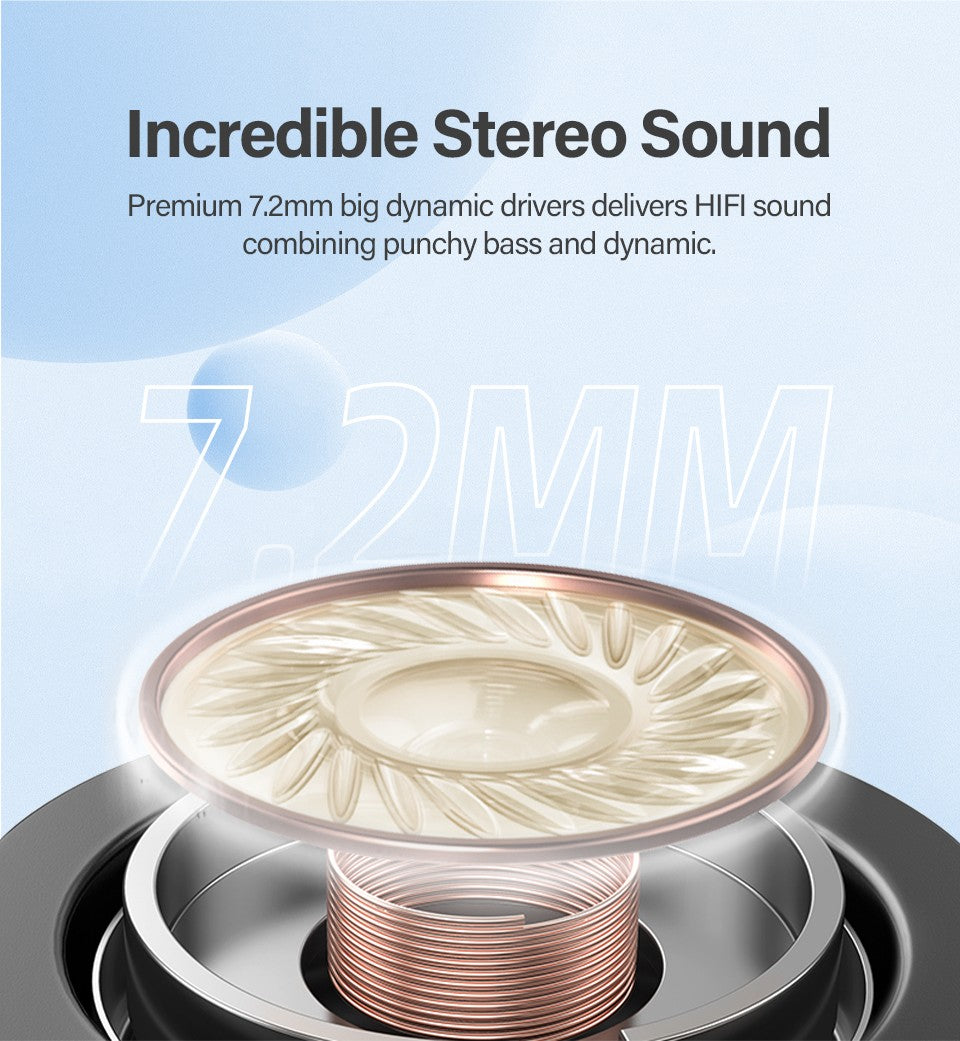 QCY T13 Wireless Smart Headphone BT5.1 TWS Earphone 4 Mic ENC HD Call Headset Touch Control Earbuds Long Standby 40H
