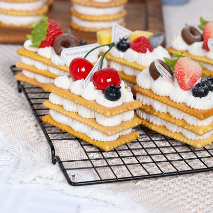 1PC Artificial Kitchen Cakes Dessert Fake Food Decoration Photography  Food Simulation Cake Model Tea Table Decoration FCYY-002