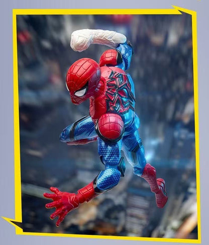 BLOKEES Classe Campeã Homem-Aranha Venom Kit Modelo Boneco de Ação Montável BLOKEES Boneco de Brinquedo Modelo Homem-Aranha Venom