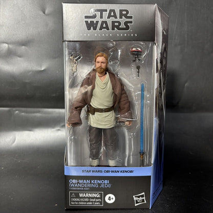 Hasbro Star Wars Black Series Obi-Wan Darth Vader Cal Kestis Boba Fett Luke Mandalorian Boneco Colecionável de Ação Brinquedo Presente