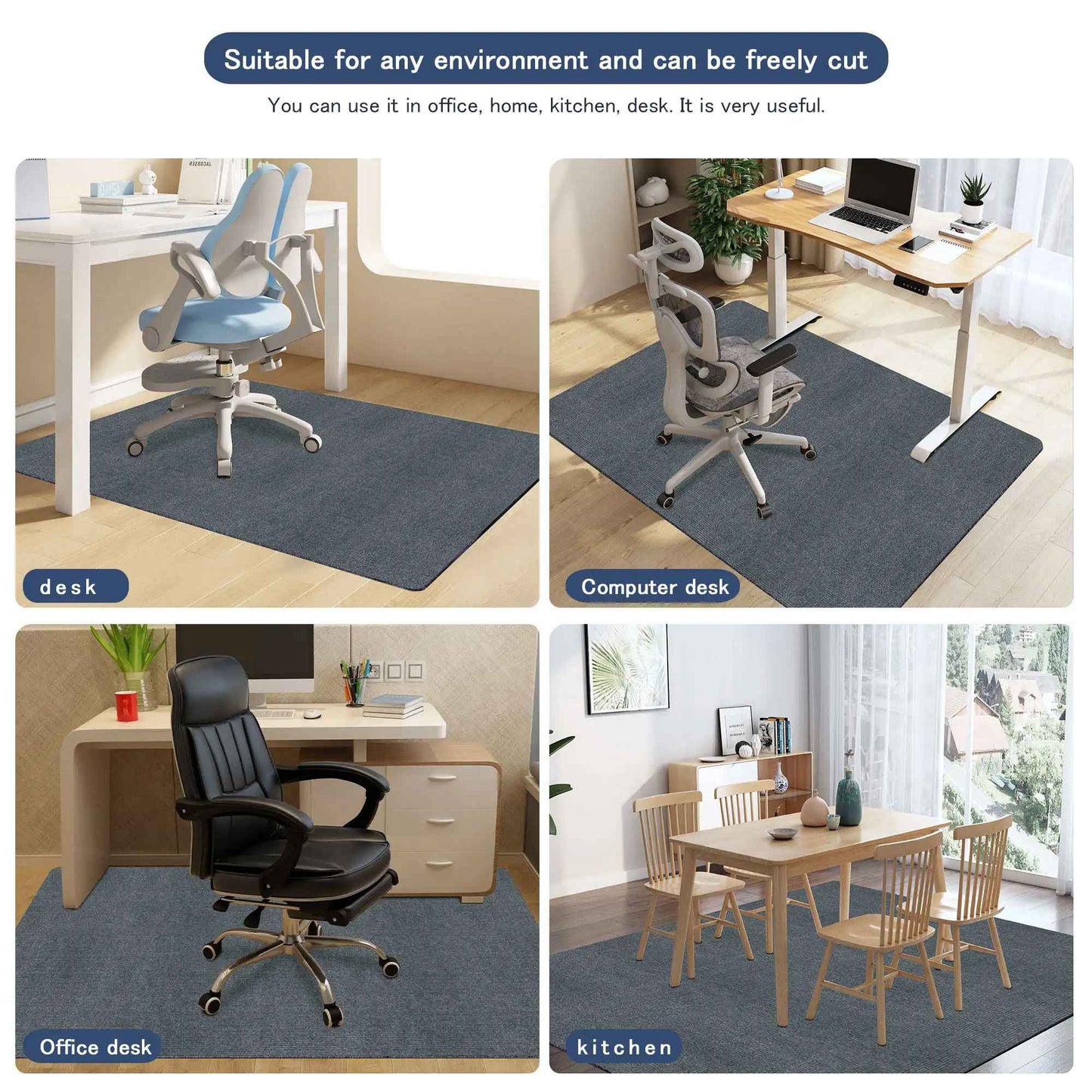 90x120cm chair mat work in hardwood Office Rolling Chair Mat Computer Gaming Chair Mat Bedroom Living Room