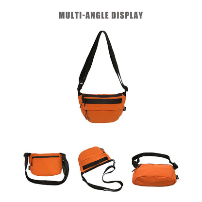 Sling Bag for Cycling & Commuting, Lightweight Large Capacity Travel Shoulder Bag, Unisex Sports Waist Pack Casual Outdoor