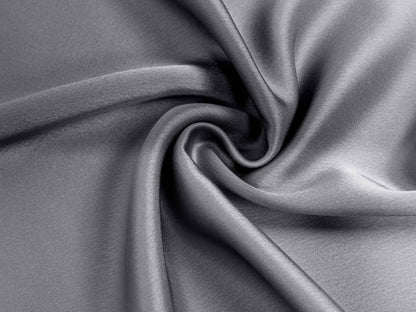 New In 2025 Spring Summer Solid Color Satin Long Skirt For Women High Waist Lace