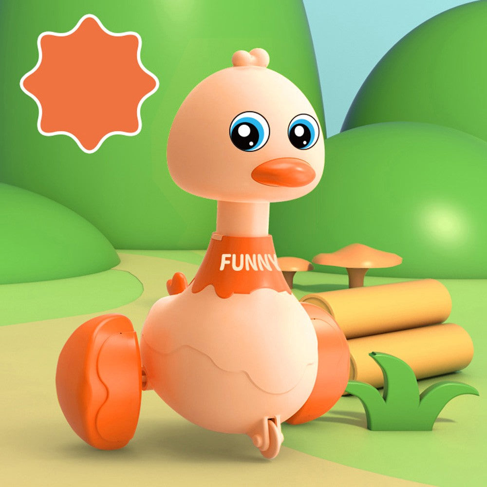 Baby Toy Cars Toddler Swing Press and Go Cute Duck Car Educational Toys for Boys Girls Pull Back Cars Toy Children Xmas Gifts