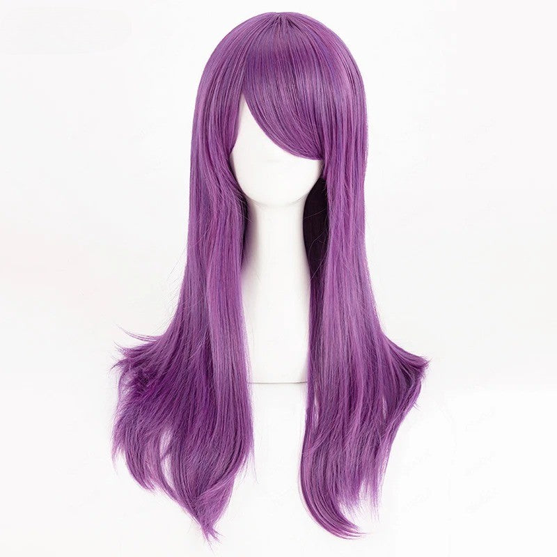 Anime Cosplay Kamishiro Rize Cosplay Wig 70cm Purple Rize Kamishiro Wigs Heat Resistant Synthetic Hair Wigs Halloween Party