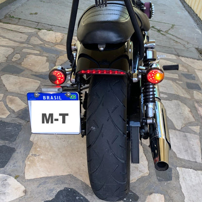 Luz Indicadora Traseira de LED Sinais de Curva de Moto Freio Luzes Traseiras para Harley Sportster XL883 XL1200 Iron 883 48 1992 em Diante