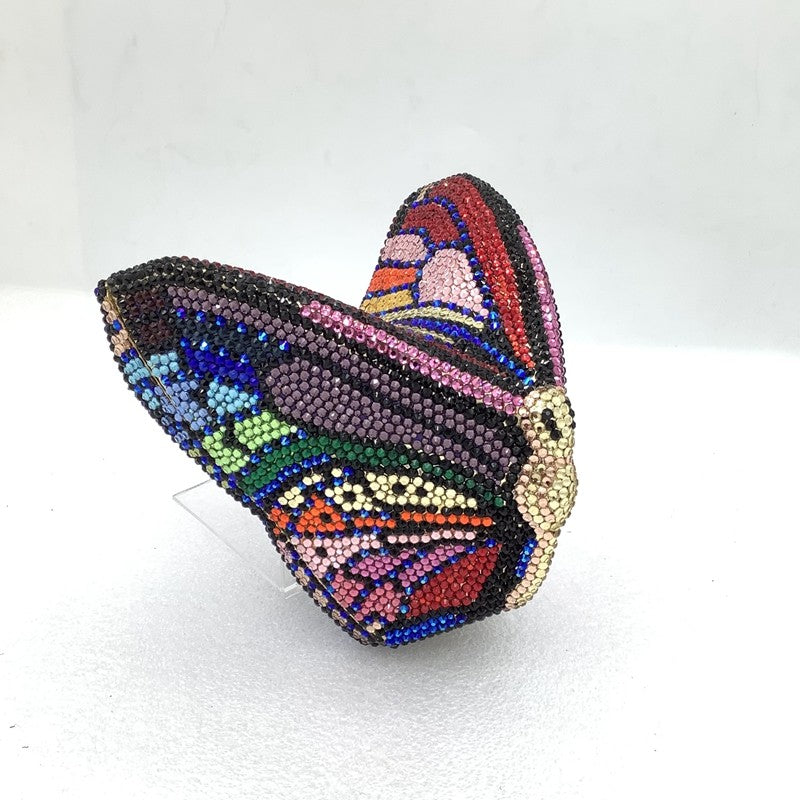 Women Butterfly Gems Evening Minaudiere Clutch Bags Women Crystals Purses and Handbags Bridal Wedding Purse Luxury Clutch Bag