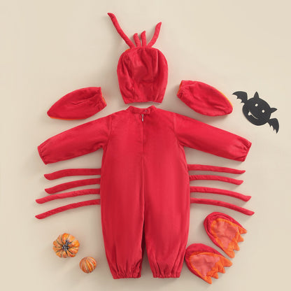 2026 Christmas Halloween Baby Boy Girl Gown Bodysuit Animal Styling Clothes Performance Costumes