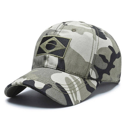 Boné de beisebol com bandeira do Brasil masculino snapback para homens e mulheres, boné trucker, boné camuflado pai, bonés de camuflagem do Brasil, gorras homem