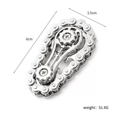 Metal Fidget Spinner Brinquedo de Escritório para Alívio do Estresse Engrenagens Girador de Mão para Adultos decoração de mesa decoração para casa Aliviar o estresse relaxar