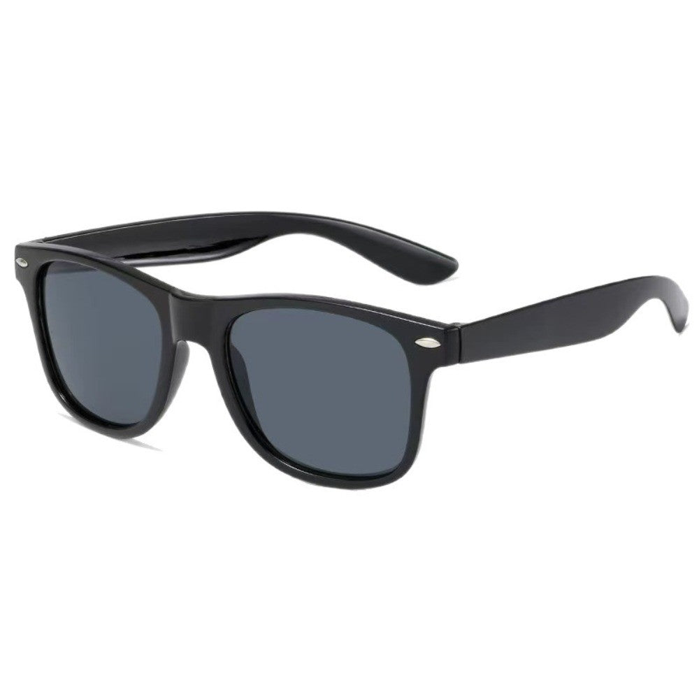 1/8pcs Neon Colors Party Sunglasses Black Studs Retro Unisex Rainbow Street Shot Gift Wedding Favors for Guests
