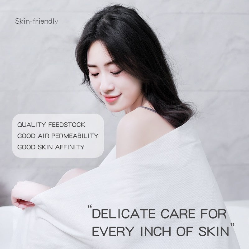 Premium Compressed Towel Tablets Disposable Towel Large Bath Towel Reusable Travel Towel for Hotel Camping Mountaineering Sports