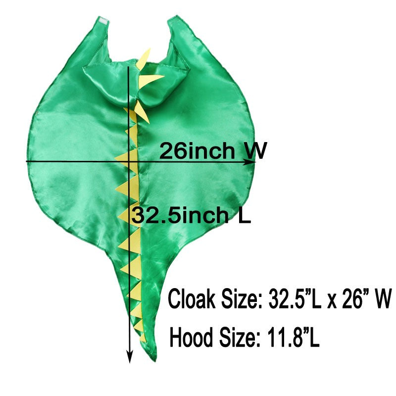 Dinosaur Costume Cloak for unisex Toothless Dragon Performance Clothes Halloween Dinosaur Mask+Cloak Cosplay Outfits Cos