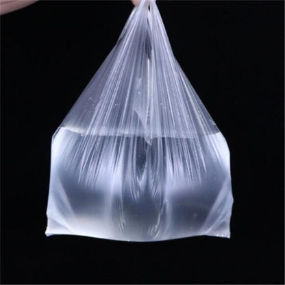 100pcs Transparent Bags Shopping Bag Plastic Supermarket Bags