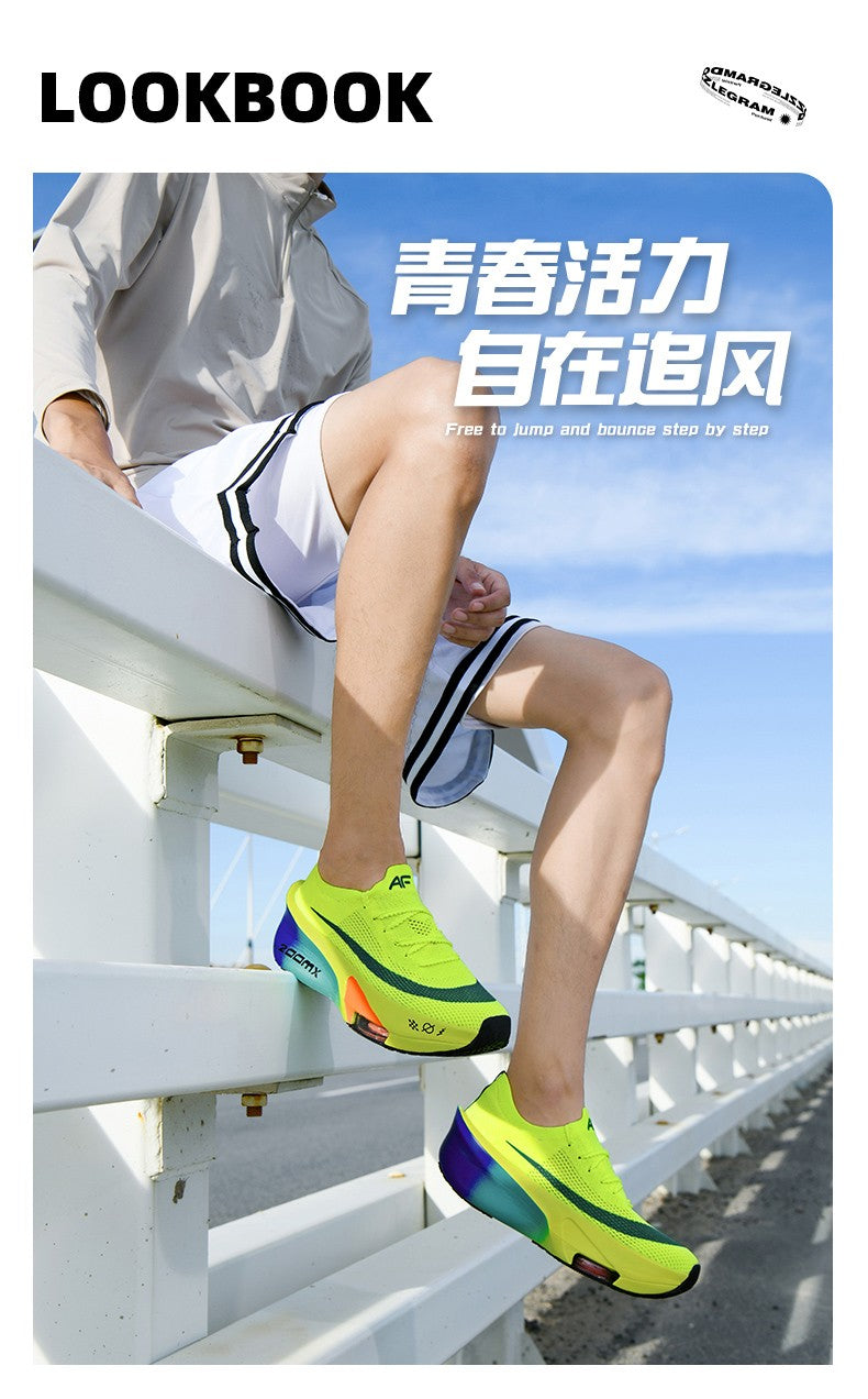 Casual Sneakers Air Cushion Running Shoes Jogging Marathon Men Sports Breathable Lightweight Comfortable Nonskid Leisure Sneaker