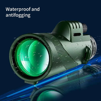 Telescópio 80x100 Portátil Zoom HD 5000M Dobrável de Longa Distância Mini Telescópio Potente para Caça Esportes Acampamento ao Ar Livre Viagens