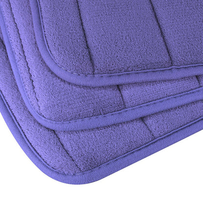 Velvet Memory Foam Bathroom Rug Set Of 3 Water Absorption Non Slip Extra Soft Bath Mats Machine Washable&Dry Toilet Floor Mat