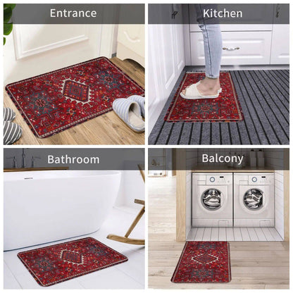 Moroccan Ethnic Decorative Bathroom Mats Small Rugs Soft Kitchen Mats Home Living Room Carpets Entrance Door Mats