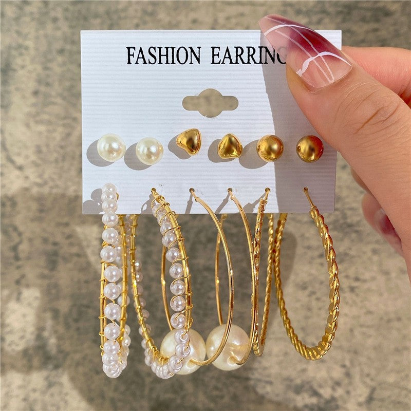 Brincos Grandes de Coração Dourado e Prateado YOBEST para Mulheres, Conjunto de Brincos Borboleta Pendurados, Presentes de Joias Femininas, Nova Moda, 2025