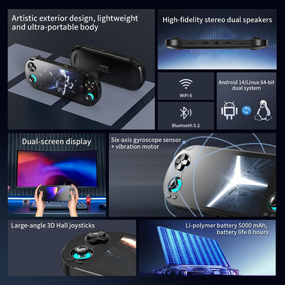 Anbernic RG VITA / RG VITA Pro Handheld Game Console RK3576 64-bit  Android 14 IPS Touchscreen 5000mAh Video Gaming Player