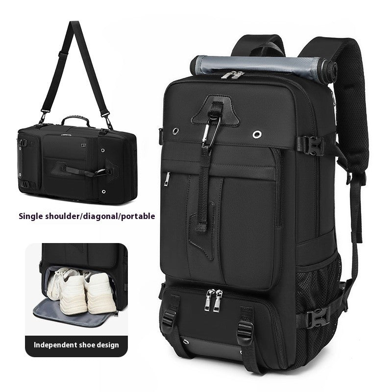 55L Large Capacity Travel Bag For Men 15.6 Inch Laptop Suitcase Backpack Multi-function Waterproof Backpack Outdoor Camping Bags