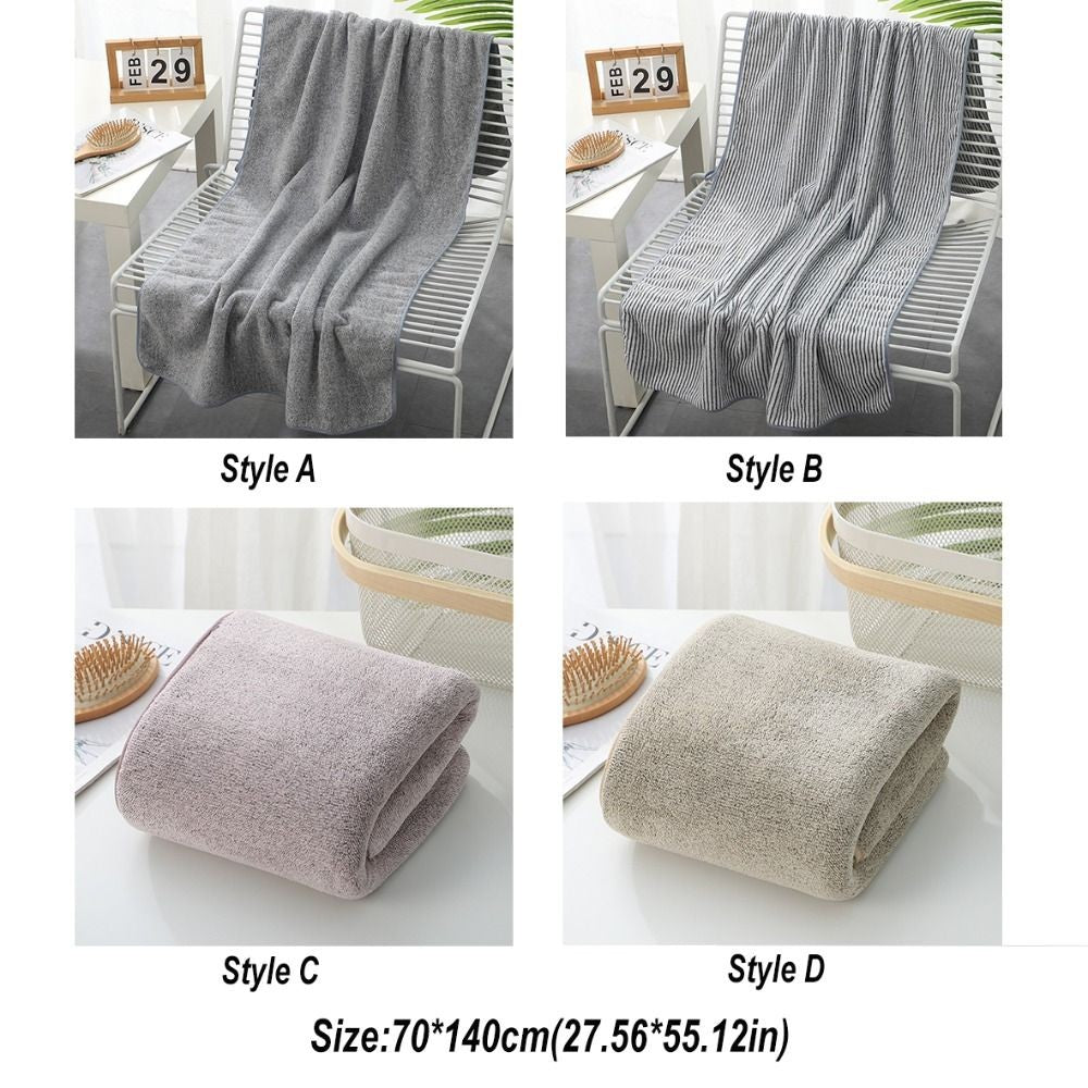 Multipurpose Absorbent Bath Towel Thickened Soft Sports Shower Towel Skin-friendly Japanese Style Beach Towel Gym