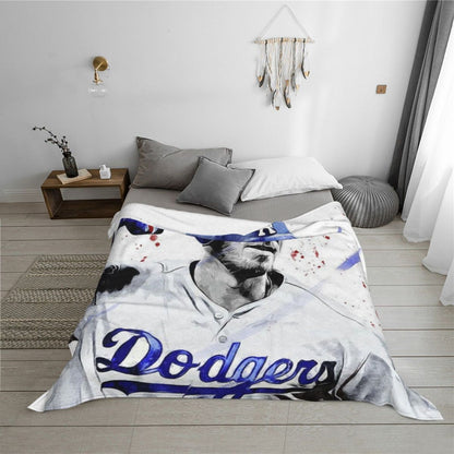 Cody Bellinger Throw Blanket Weighted Hair Cute Sofa Quilt Blankets