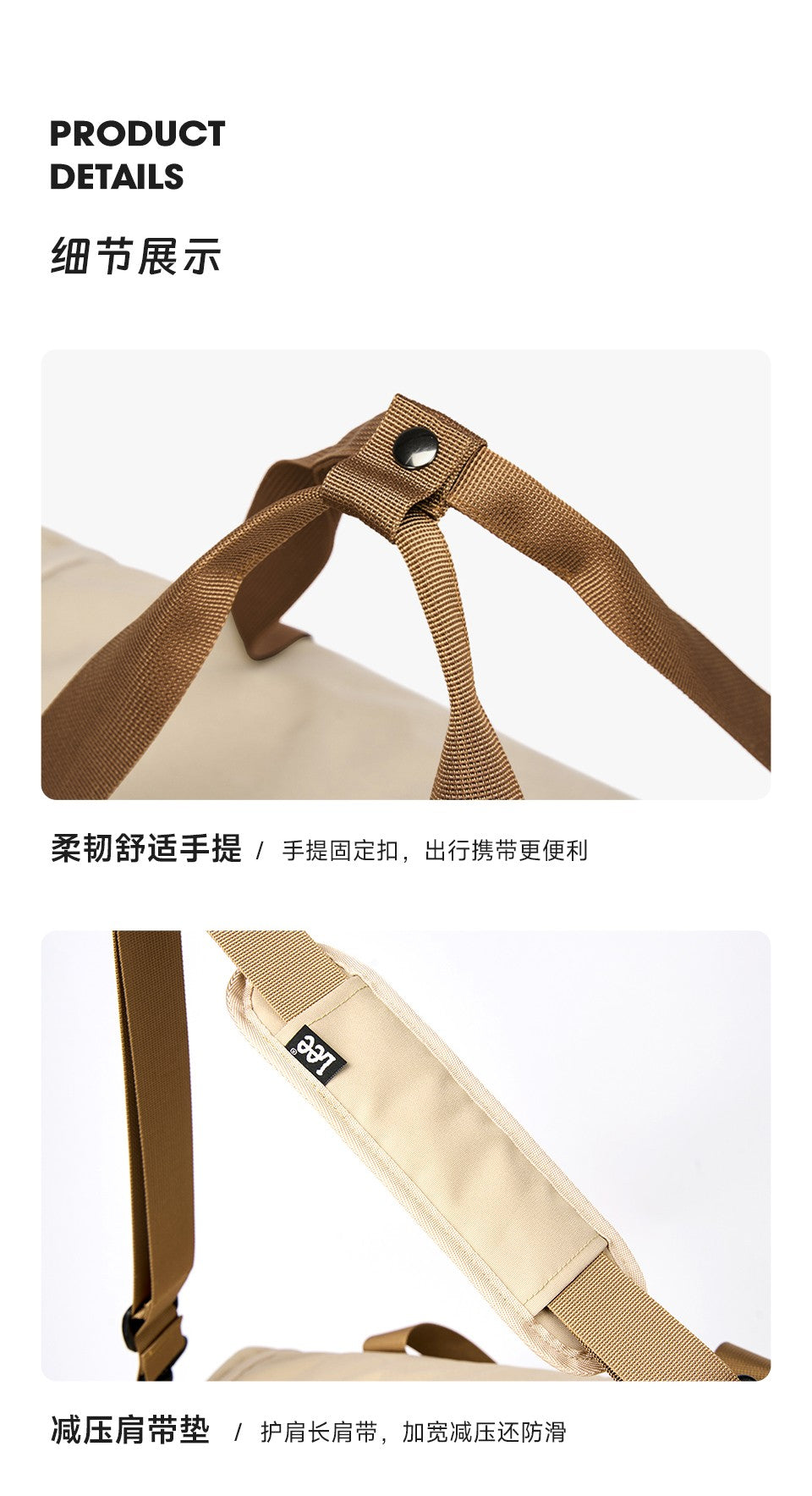 LEE Fashion Women Man Travel Duffel Bag with Shoe Compartment Pocket Large Capacity Waterproof Luggage Weekender Sport Gym Bag