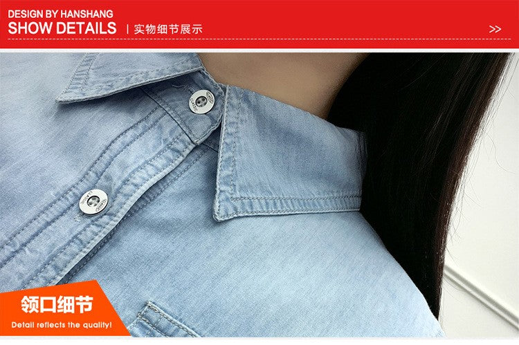 2022 Casual winter Autumn warm thick fleece denim Blouses Women Ladies Tops Women Blouses Long Sleeve Shirt clothe S-3XL