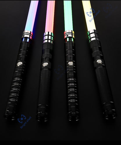 Metal Lightsaber Sword Toys RGB Light Saber 15Color Change Kids Soundfonts Force FX FOC Blaster Toys Jedi Sword Gift