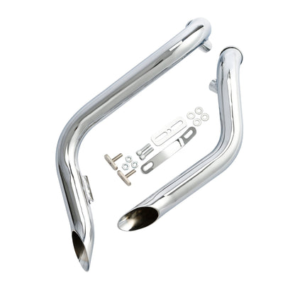 Motorcycle 1.75" Drag Pipes Exhaust For Harley Sportster XL 883 1200 Softail Dyna Touring 1984-2016
