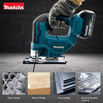 2025Makita DJV182Z Serra Tico-tico Brushless 340W 18V Sem Bateria com Lâmina de Serra Portátil a Bateria com Empunhadura tipo Barril Ferramenta Elétrica para Carpinteiro