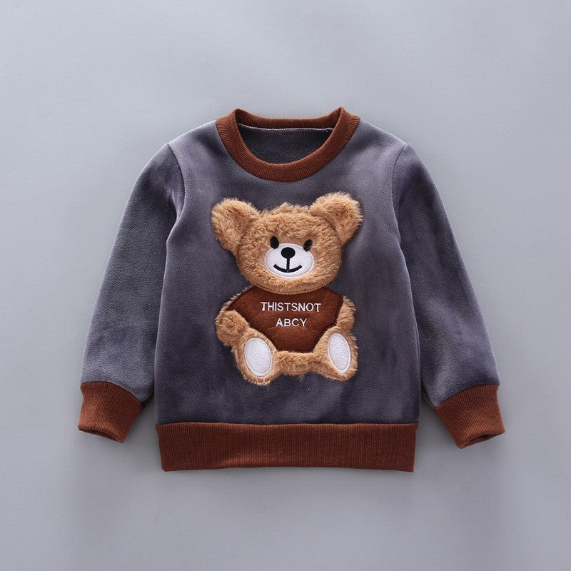 3PCS Winter Autumn Toddler Baby Boys Girls Clothes Baby Sweaters Coat +Pants +Hooded Vest Outfit Set Infant Warm Clothing Suits