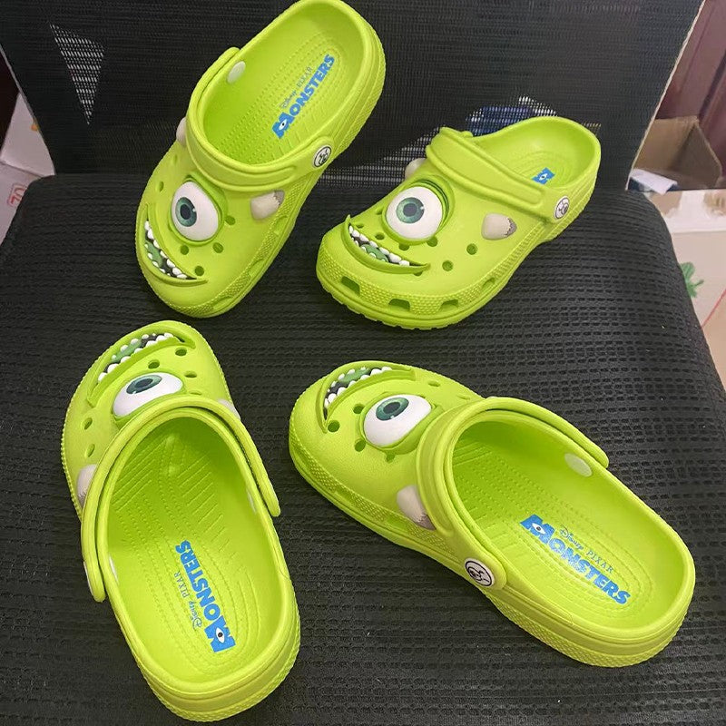Disney Mcqueens Pixar Desenho Animado Chinelos Impermeáveis Sólidos Sandálias de Buraco Sandálias de Praia ao Ar Livre Sandálias Casuais Respiráveis Sapatos de EVA Adulto Presente