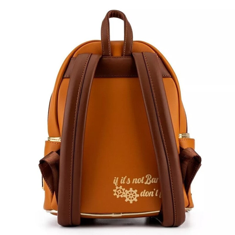 Bolsa Mini Mochila Loungefly A Bela e a Fera Série Princesas Cogsworth ?Lumiere Chip? Cosplay