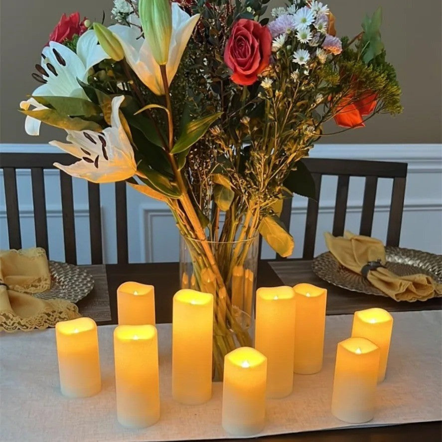 1~10PCS Swing LED Candles Flameless Flickering Light Flameless Candle for Christmas Wedding Decor Birthday Party Supplie  ?