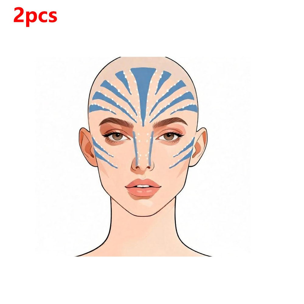 Fantasy Jake Sully Face Tattoo Sticker Cosplay Props Movie Avatar of Fire Ash Disfraz Costume Accessories for Halloween Carnival