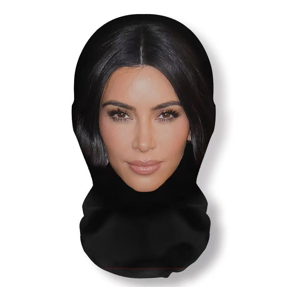 Anime Michael Jackson Style Full Face Mask Unisex Dustproof Cycling Scarf Headwear for Cosplay Role Play Props