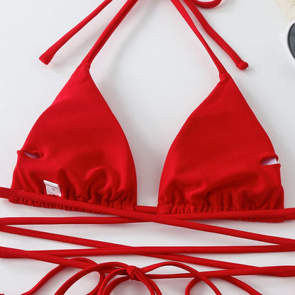 Sexy Micro Bikini 2025 Criss Cross Swimwear Bandage Woman Swimsuit Female Thong Bikinis Set 2 Piece Women Bathing Suit Beachwear