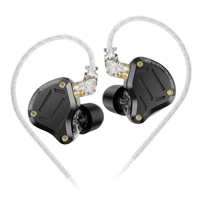 KZ ZS10 Pro 2 Metal Earphone HIFI In Ear Bass Earbud 4-Level Tuning Switch Headphone Sport Monitor Sound Noise Reduction Headset