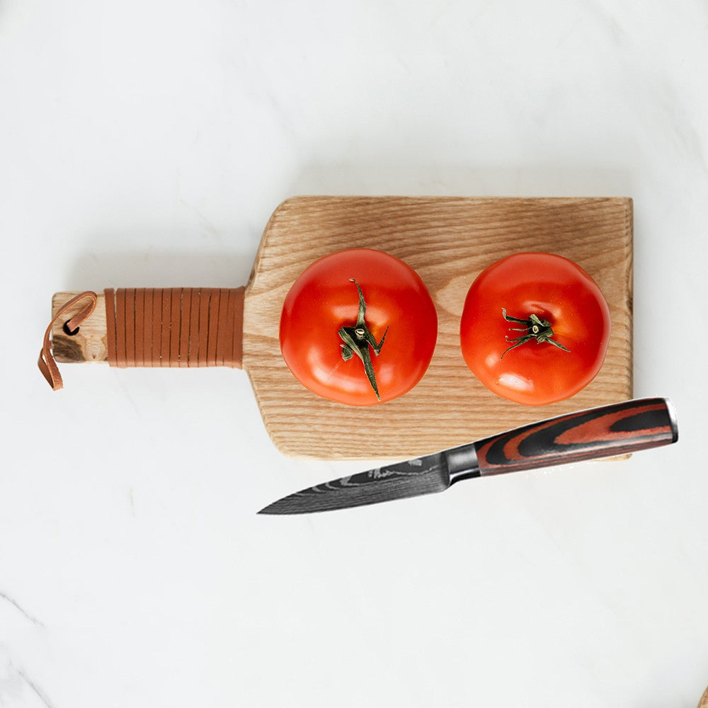 Conjunto de Facas de Chef 1-10 Peças Facas de Cozinha Padrão Damasco a Laser Faca Japonesa Santoku Afiada Cutelo Faca Utilitária para Fatiar